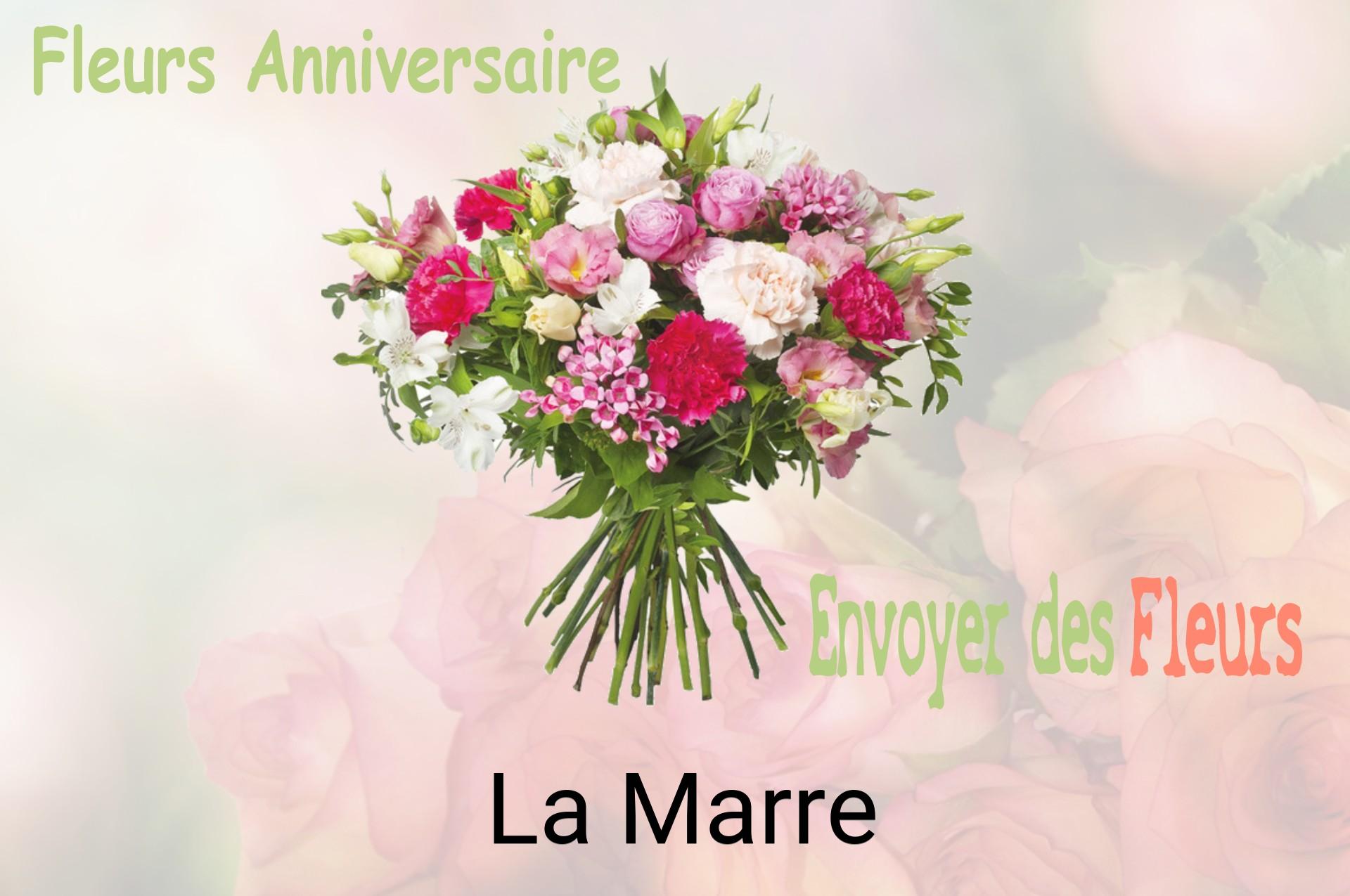Bouquet de fleurs d’anniversaire livré à La Marre